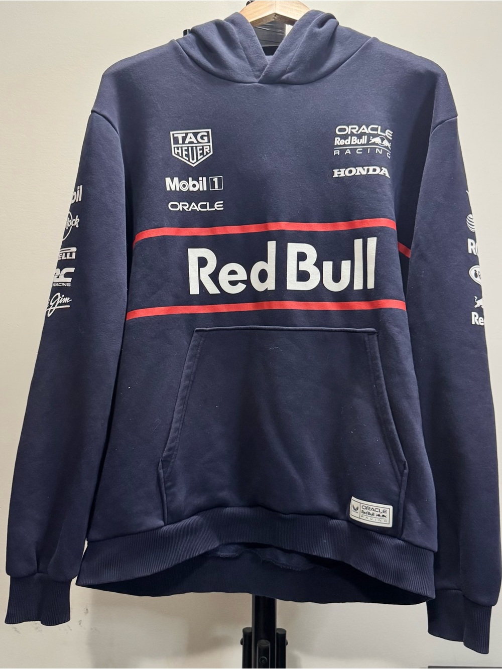 Red Bull Racing F1 Team Official Castore Mens Hoodie Sweat SZ XL